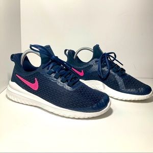 Nike Renew Women’s Size 7.5 Navy and Pink
